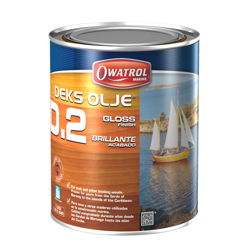 Flexible high gloss oil varnish for interior and exterior wood