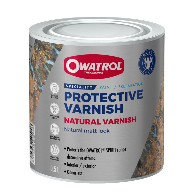  Protective matt finish for use on decorative effects from the Spirit Range
