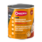 Rust-inhibiting penetrating primer for overcoating with any paint