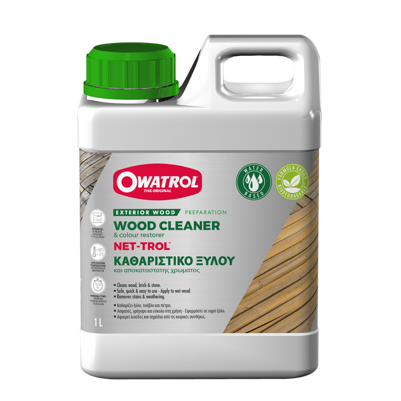 Wood cleaner, neutraliser and colour restorer