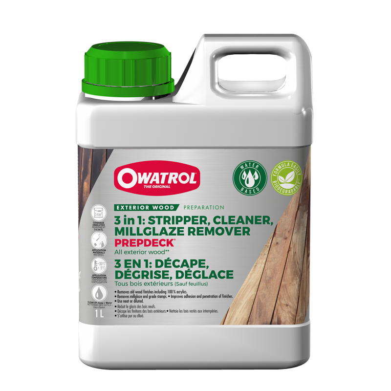 High grade stripper for wood finishes, grade stamps & mill glaze