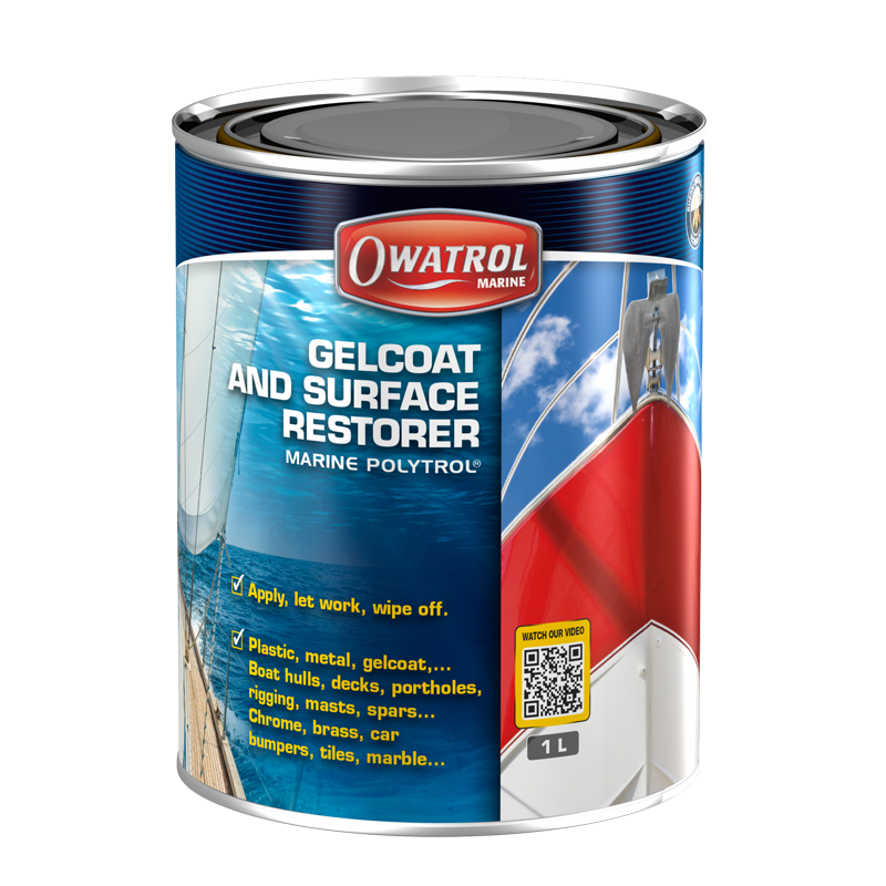 Colour restorer for dull or faded surfaces including gelcoats